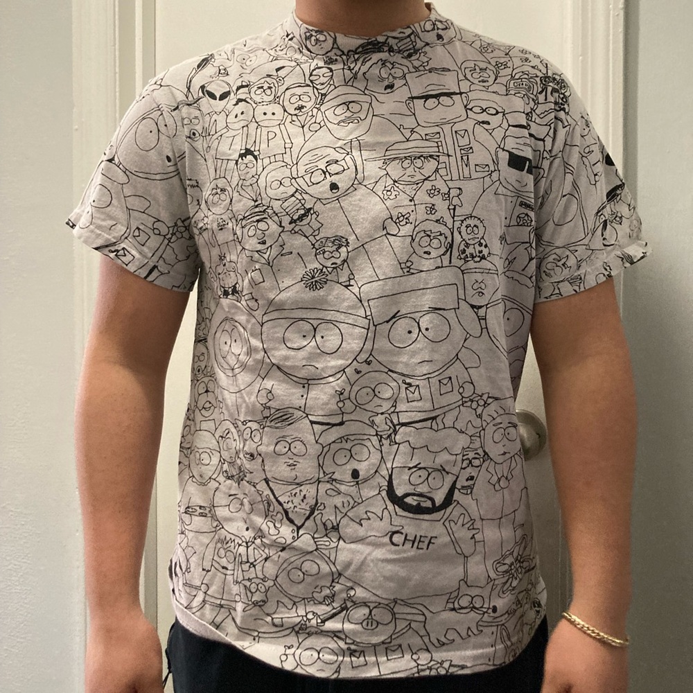 Vintage 2007 South Park all over print t-shirt/tee